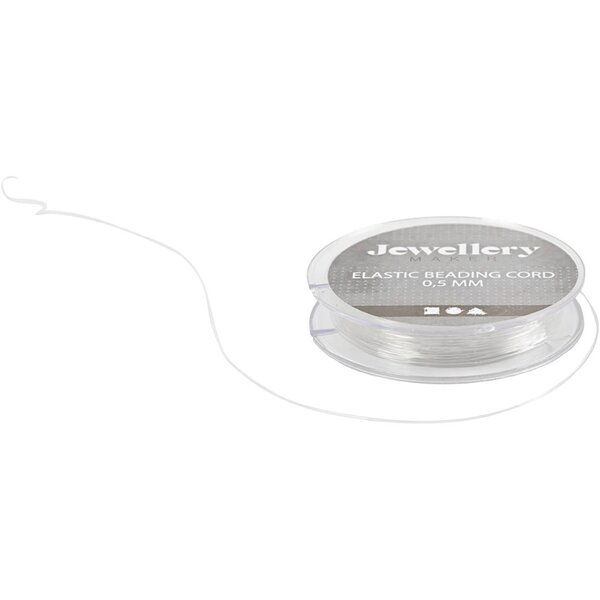 Creativ Company Elastisch koord, dikte 0,5 mm, 10 m/ 1 rol
