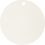 Label, d 15 cm, dikte 0,5 cm, wit, 1 stuk