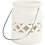 Creativ Company Lantaarn, H: 8 cm, d 6,2 cm, wit, 2 stuk/ 1 doos