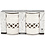 Creativ Company Lantaarn, H: 8 cm, d 6,2 cm, wit, 2 stuk/ 1 doos