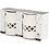 Creativ Company Lantaarn, H: 8 cm, d 6,2 cm, wit, 2 stuk/ 1 doos