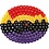 Creativ Company Onderplaat, ovaal, hart, zeskant, cirkel, vierkant en ster, afm 7x7,5-10,5x9,5 cm, medium, 6 stuk/ 1 doos
