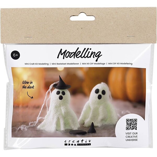 Creativ Company Mini Hobbyset Boetseren, Spookje, 1 doos