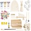 Creativ Company Hobbyset Paashaasdeurset, pastelkleuren, 1 doos