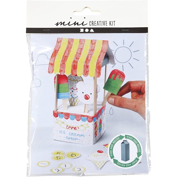Creativ Company Creative Mini Kit, Melkpak IJssalon, 1 doos