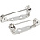 Brochespeld, L: 15 mm, verzilverd, 100 stuk/ 1 doos