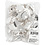 Creativ Company Brochespeld, afm 20x15 mm, verzilverd, 100 stuk/ 1 doos