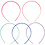 Creativ Company Haarbanden, B: 8 mm, diverse kleuren, 5 stuk/ 1 doos