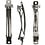 Creativ Company Sierspeld, L: 8 cm, B: 8 mm, verzilverd, 30 stuk/ 1 doos