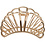 Creativ Company Haarspeldjes, L: 80 mm, B: 52 mm, verguld, 1 stuk