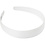 Creativ Company Haarbanden, B: 25 mm, wit, 5 stuk/ 1 doos