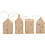 Creativ Company Huis, H: 9,5-12 cm, L: 5,5-6,5 cm, B: 3 cm, 4 stuk/ 1 doos