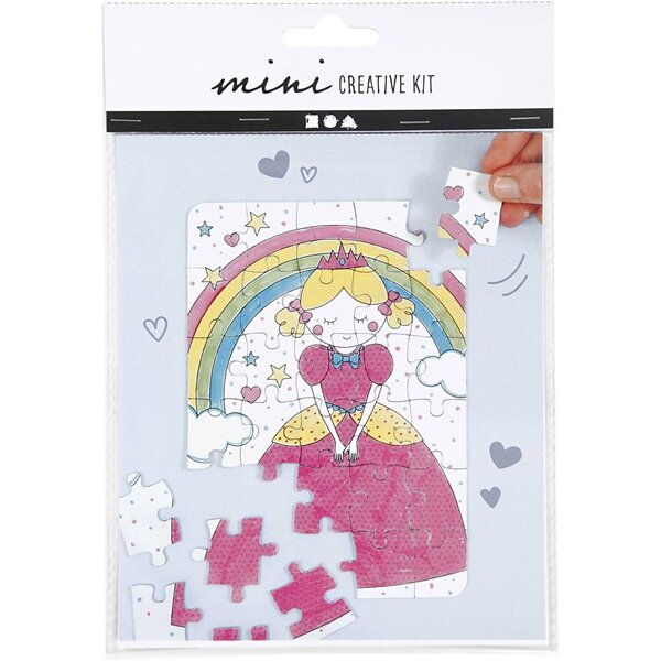 Creativ Company Mini Creatieve Set, prinses, wit, 1 doos