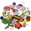 Creativ Company Glazen kralen, bladeren, bloemen, d 6-17 mm, gatgrootte 0,5-1,5 mm, diverse kleuren, 350 gr/ 1 doos