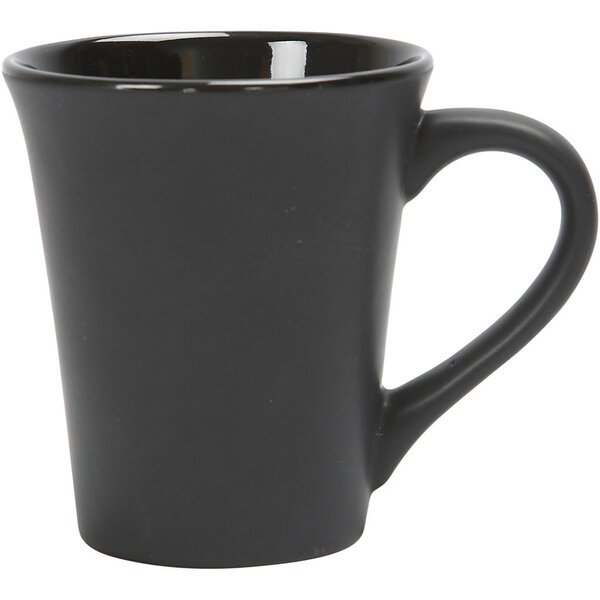 Creativ Company Mok, H: 10 cm, d 5,9-8,7 cm, 300 ml, zwart, 12 stuk/ 1 doos