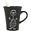Creativ Company Mok, H: 10 cm, d 5,9-8,7 cm, 300 ml, zwart, 12 stuk/ 1 doos