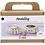 Creativ Company Mini Hobbyset Boetseren, Kaarsenhouders, wit, 1 doos