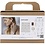 Creativ Company Mini Hobbyset Sieraden, Oorbellen, armband en halsketting met bloemontwerp, beige, licht beige, beige, 1 doos