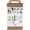 Creativ Company Maxi Hobbyset Crêpepapier, Bloemenboeket, lichtgroen, donkergroen, pastel groen, wit, 1 doos