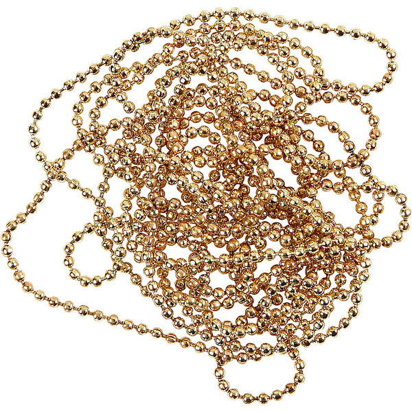 Creativ Company Balletjesketting, d 1,5 mm, verguld, 150 cm/ 1 rol