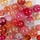 Creativ Company Kralen van agaat, d 6+8+10 mm, gatgrootte 0,9-1 mm, beige, roze, 28 stuk/ 1 doos