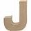 Creativ Company Letter, J, H: 10 cm, B: 8 cm, dikte 1,7 cm, 1 stuk