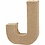 Creativ Company Letter, J, H: 10 cm, B: 8 cm, dikte 1,7 cm, 1 stuk
