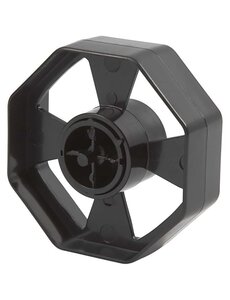 Creativ Company Plakbandhouder wiel, d 7,5 cm, B: 25 mm, zwart, 1 stuk
