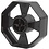 Creativ Company Plakbandhouder wiel, d 7,5 cm, B: 25 mm, zwart, 1 stuk