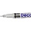 Deco Stift, lijndikte 0,8 mm, zilver, 1 stuk