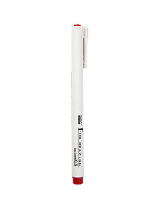  Medallion Tekenpen, lijndikte 0,3 mm, rood, 1 stuk