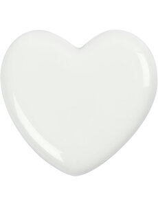 Creativ Company Hart, afm 6,5x6,5 cm, dikte 10 mm, wit, 1 stuk