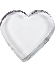 Creativ Company Hart, afm 9x9 cm, dikte 15 mm, 10 stuk/ 1 doos