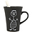 Creativ Company Mok, H: 10 cm, d 5,9-8,7 cm, zwart, 1 stuk