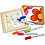 EasyKit Groepsset Onderzetters beschilderen, standaardkleuren, extra kleuren, 30 stuk, 1 set