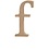 Creativ Company Letter, f, H: 13 cm, dikte 2 cm, 1 stuk