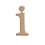 Creativ Company Letter, i, H: 10,5 cm, dikte 2 cm, 1 stuk