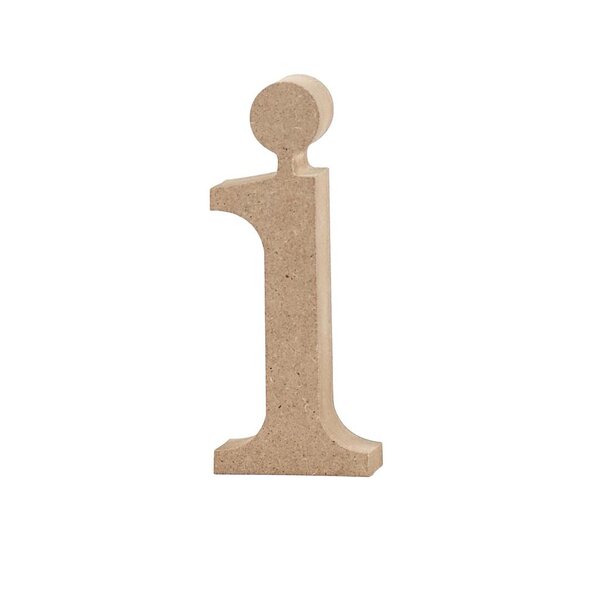Creativ Company Letter, i, H: 10,5 cm, dikte 2 cm, 1 stuk