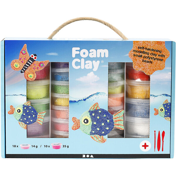 Foam Clay Foam Clay® Cadeaudoos, diverse kleuren, 1 set