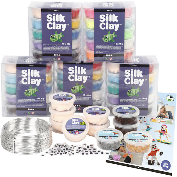 Silk Clay Groepsset Figuren met Silk Clay®, 1 set