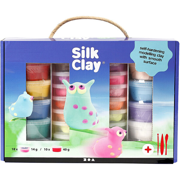 Silk Clay Silk Clay® Set, diverse kleuren, 1 set