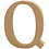 Creativ Company Letter, Q, H: 13 cm, dikte 2 cm, 1 stuk