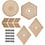 Creativ Company Muur decoraties, H: 5,5-29,5 cm, Inhoud kan variëren , 10 set/ 1 doos