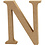 Creativ Company Letter, N, H: 8 cm, dikte 1,5 cm, 1 stuk