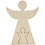 Creativ Company 2in1 Figuren, engel, H: 7,8+20 cm, D: 2 cm, B: 4,5+14,3 cm, 1 set