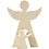 Creativ Company 2in1 Figuren, engel, H: 7,8+20 cm, D: 2 cm, B: 4,5+14,3 cm, 1 set