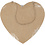 Creativ Company Hart, afm 18,5x19,5 cm, dikte 5 mm, 1 stuk