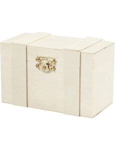 Creativ Company Schatkist, H: 7,5 cm, L: 12 cm, B: 6 cm, 1 stuk