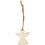 Creativ Company Hangende kerstdecoratie, H: 3,2 cm, B: 2,9 cm, dikte 2,7 mm, 24 stuk/ 1 doos