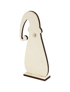 Creativ Company Kerstkabouter, H: 15 cm, D: 2,4 cm, B: 7 cm, dikte 3 mm, 1 stuk